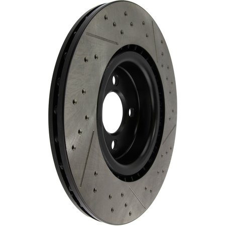 Centric Parts Premium Oe Drilled/Slotted Brake Rotor, 127.34114 127.34114